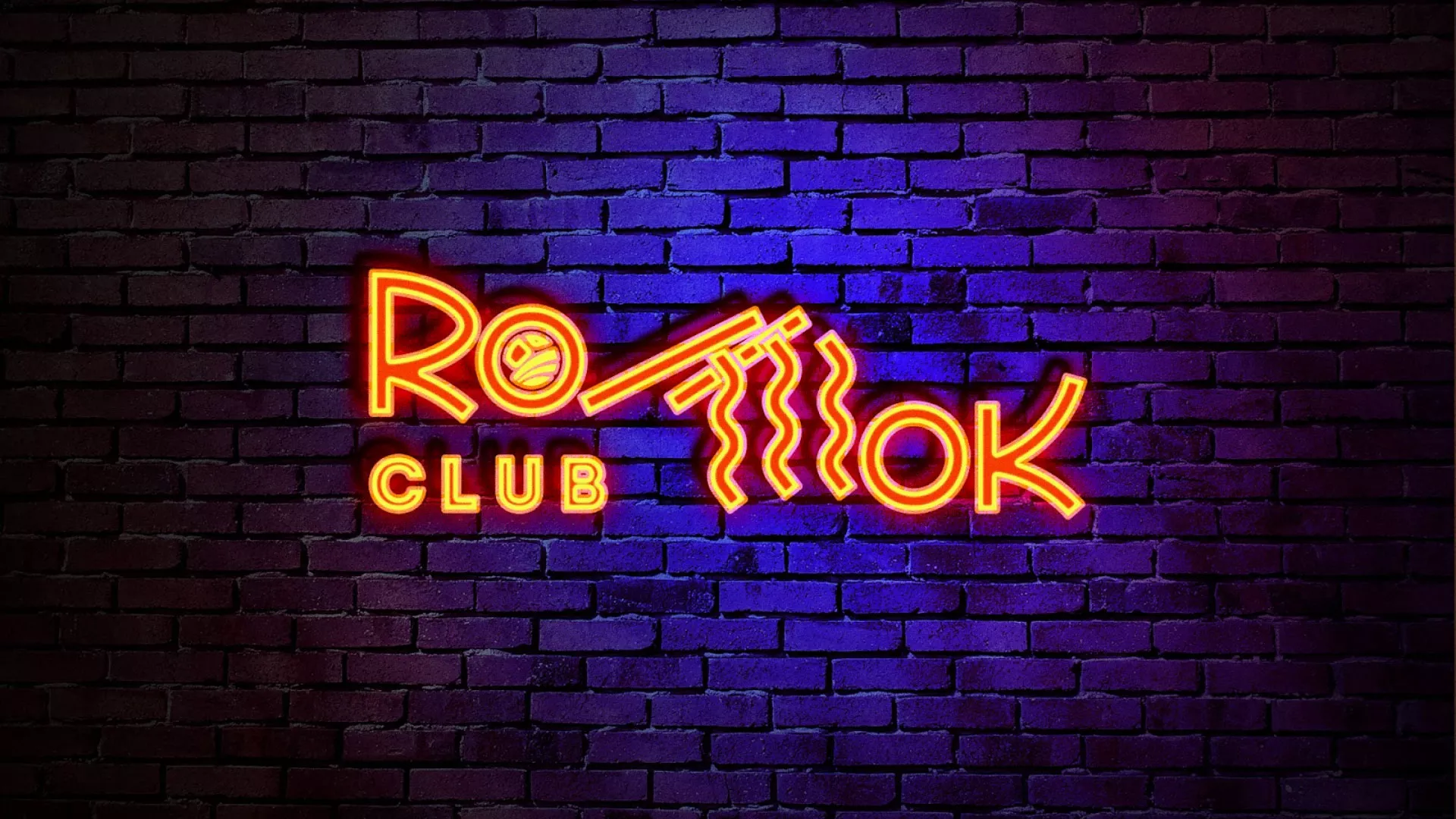 Разработка интерьерной вывески суши-бара «Roll Wok Club» в Чкаловском